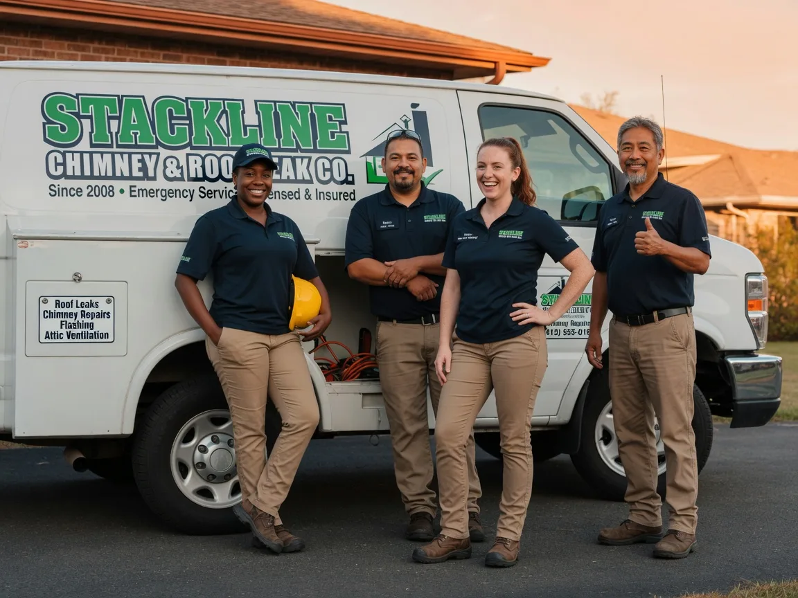 Chimney flashing repair company in Camden Wyoming, DE